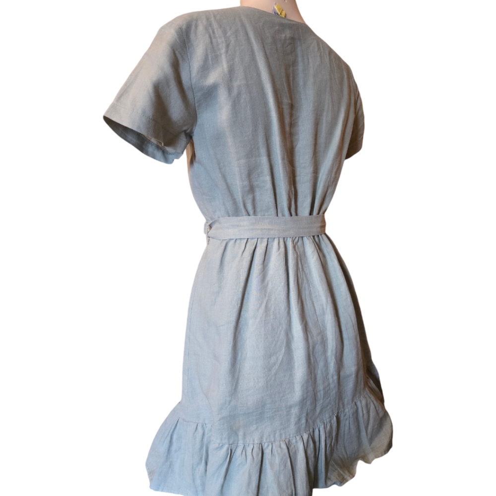 🌟Perfect Stranger Linen Blend Dress - Picture 3 of 6